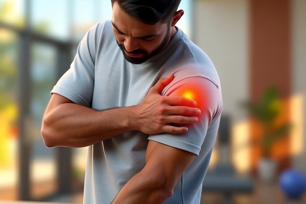 Man in pain